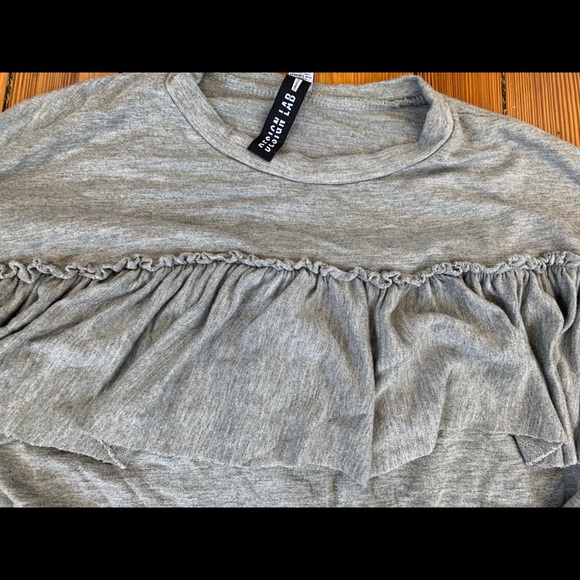 lord and taylor ruffle long sleeve tee - Picture 3 of 4